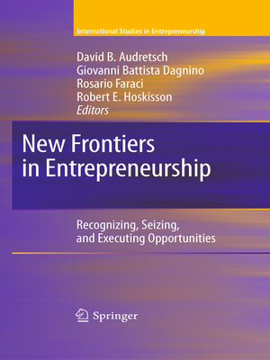 cover image of New Frontiers in Entrepreneurship